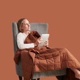 BB BLINBLIN Weighted Blanket Heavy Blanket Brown