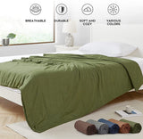 BB BLINBLIN Microfiber Duvet Cover for Weighted Blankets -Veridian