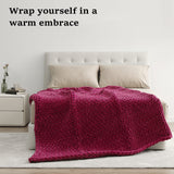 BB BLINBLIN Knitted Weighted Blanket -Purple