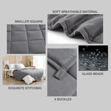 BB BLINBLIN Weighted Blanket Heavy Blanket Dark Grey