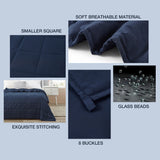 BB BLINBLIN Weighted Blanket Heavy Blanket Navy Blue