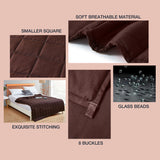 BB BLINBLIN Weighted Blanket Heavy Blanket Chocalote