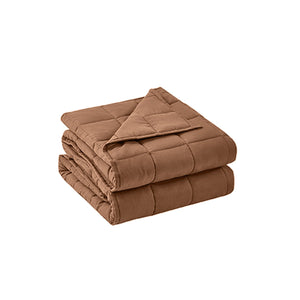 BB BLINBLIN Weighted Blanket Heavy Blanket Brown